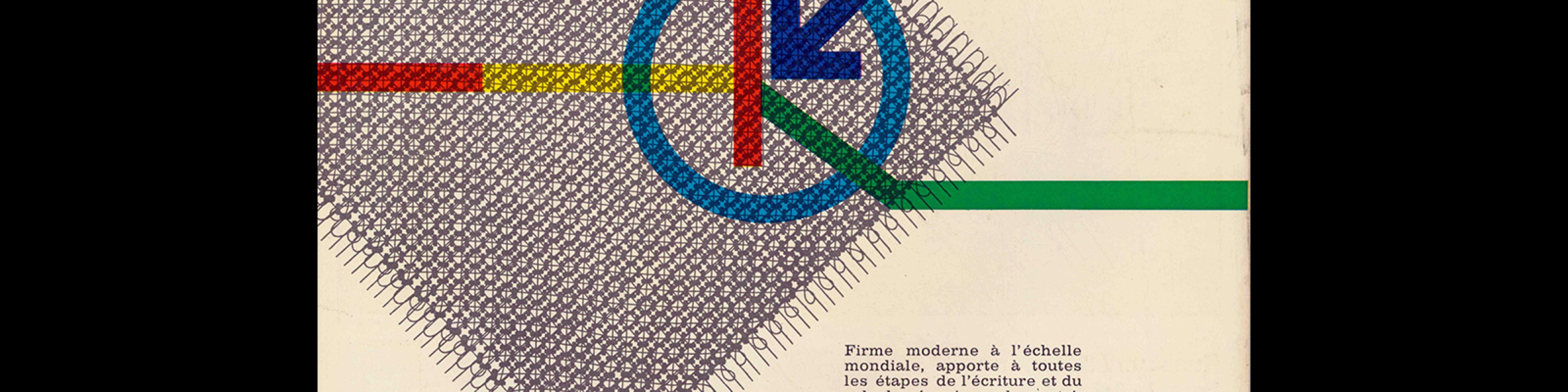 Olivetti accounting machine Audit and Mercator, advertisement, 1960-62. Designed by Giovanni Pintori.