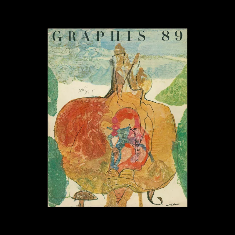 Graphis 89, 1960. Cover design by Imre Reiner.