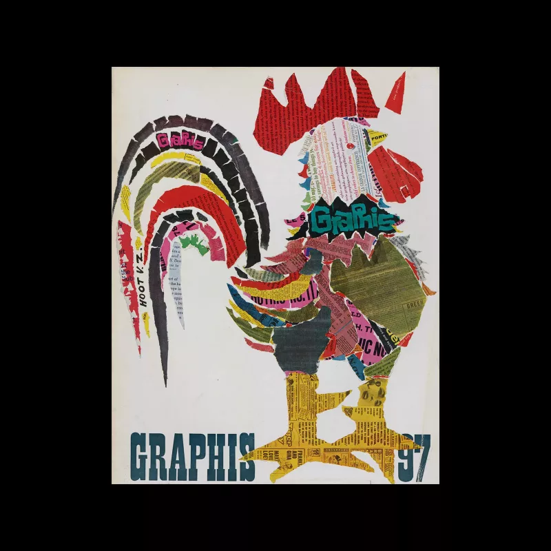Graphis 97, 1961. Cover design by Hoot von Zitzewitz.
