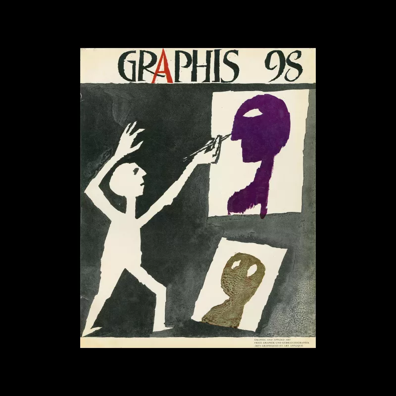 Graphis 98, 1961. Cover design by Heiri Steiner.