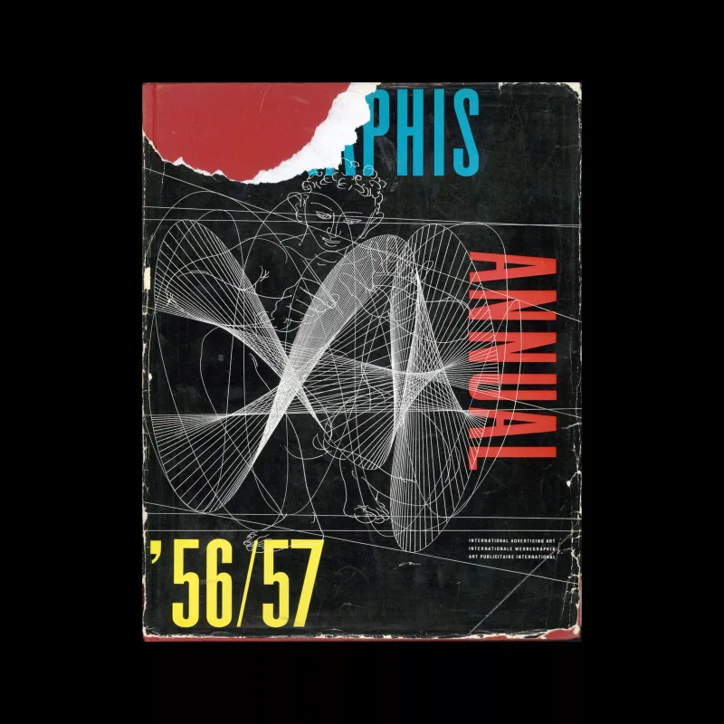 Graphis Annual 1956|57. Cover design by Hans Erni