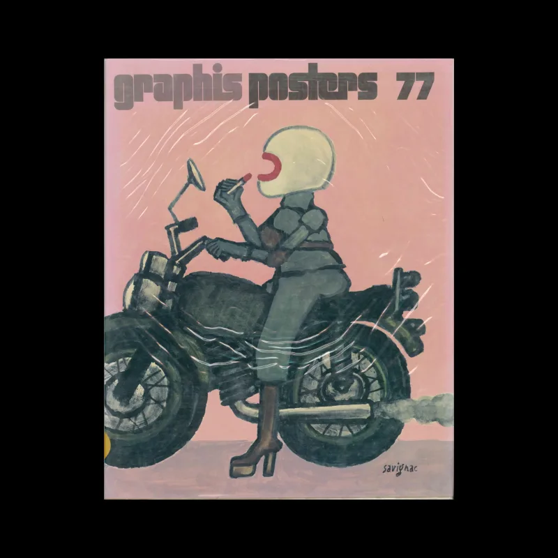 Graphis Posters 77 (The International Annual of Poster Art), Walter Herdeg, 1976. Cover design by Raymond Savignac