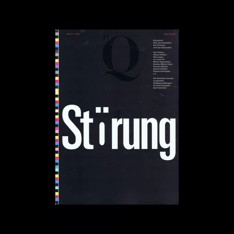 HQ- High Quality, Heft 16 1:1990