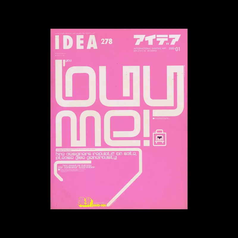 Idea 278, 2000-1. Cover design by The Designers Republic