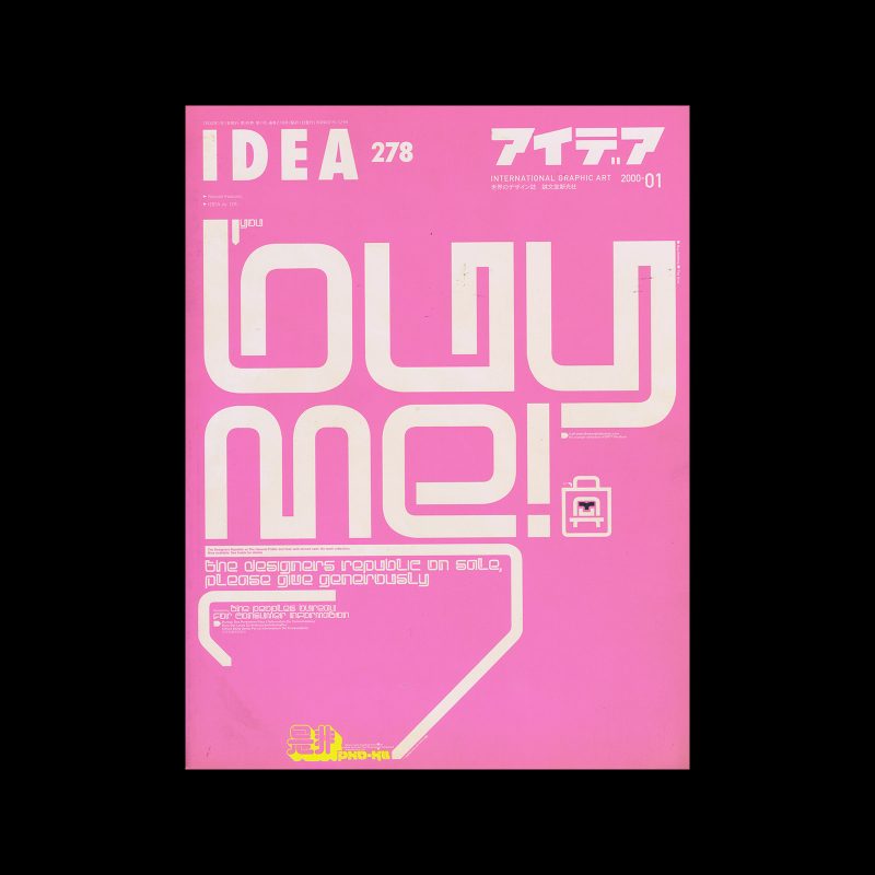 Idea 278, 2000-1. Cover design by The Designers Republic