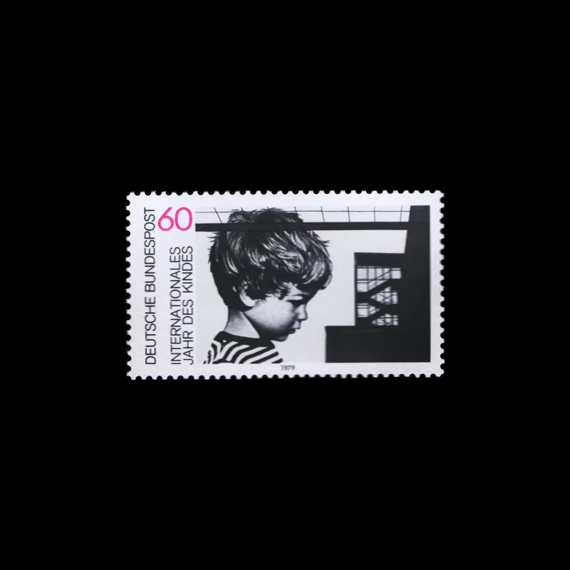 International Year of the Child, German Stamp, 1979. Designed by Karl Oskar Blase