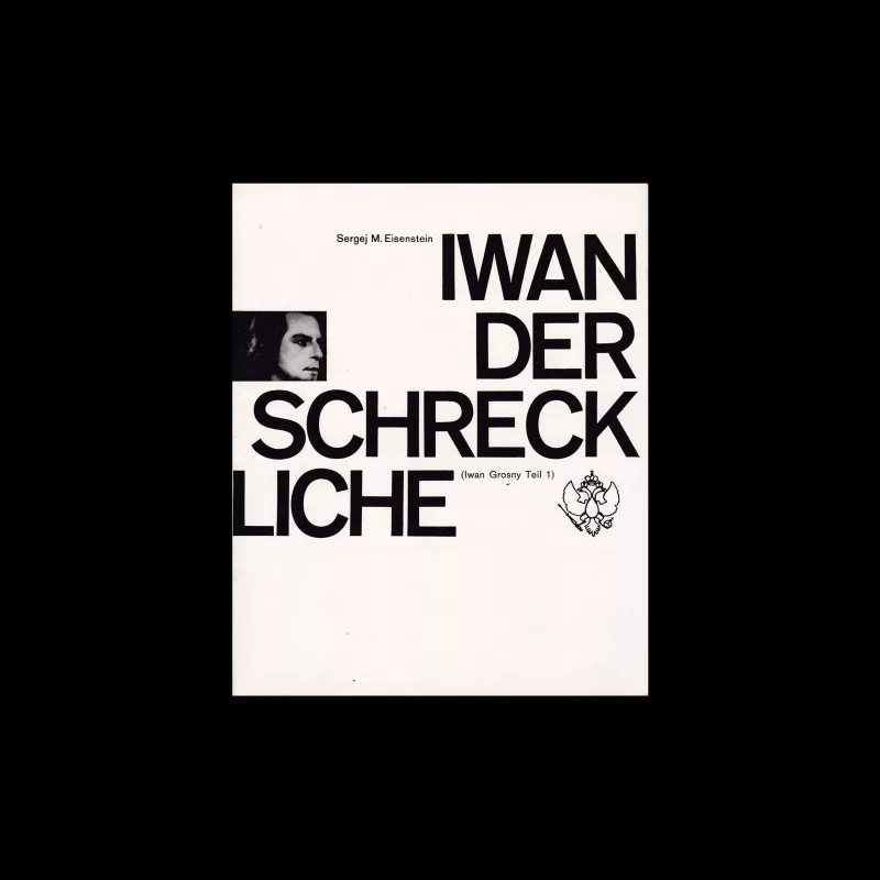 Iwan der Schreckliche. Die Kleine Filmkunstreihe 62 designed by Isolde Baumgart