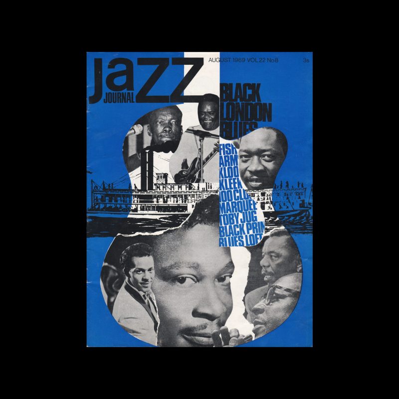 Jazz Journal, 8, 1969. Cover design by Cal Swann