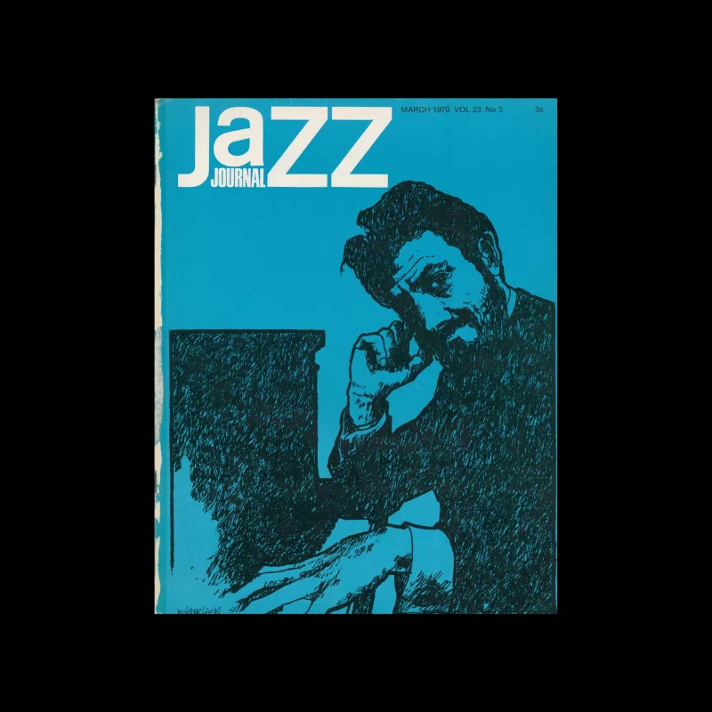 Jazz Journal, 3, 1970. Cover design by Cal Swann