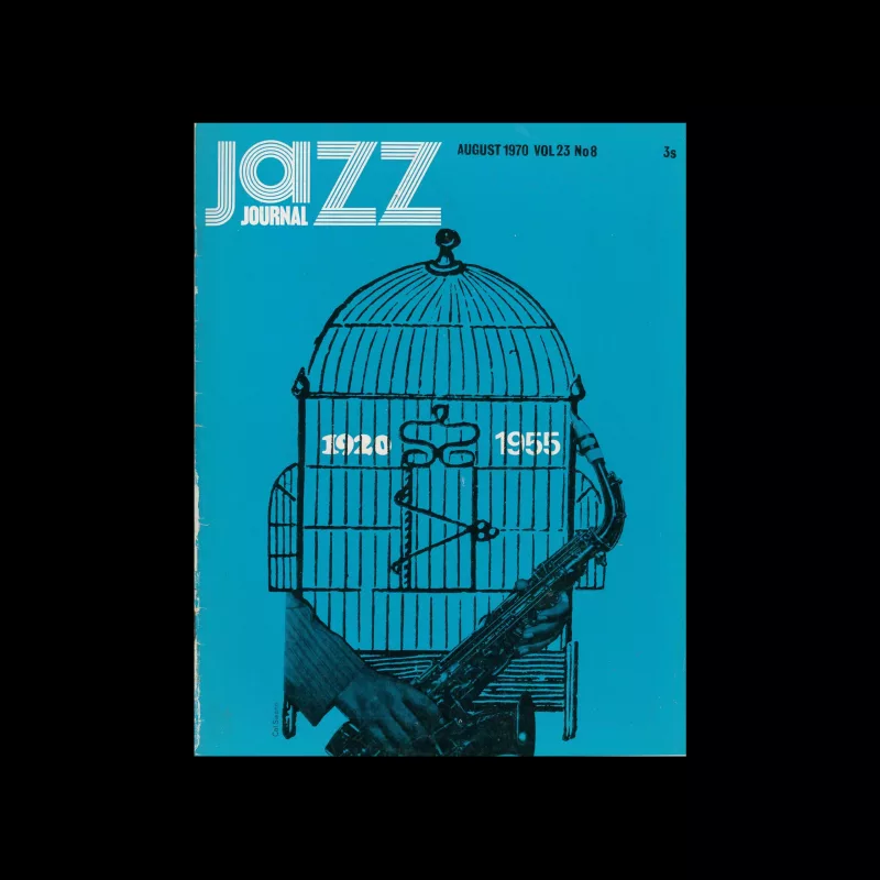 Jazz Journal, 8, 1970. Cover design by Cal Swann