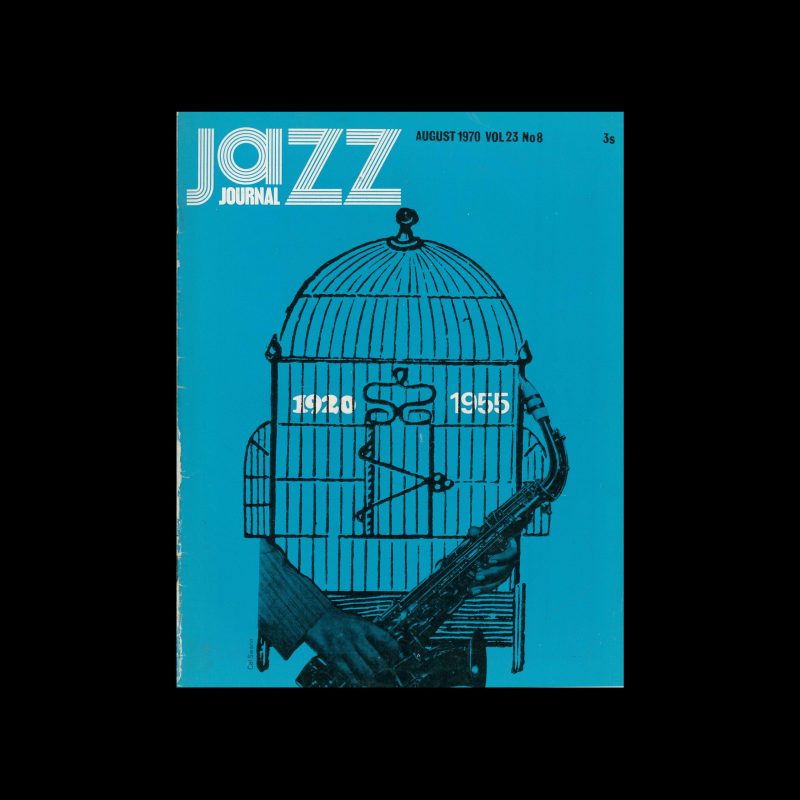 Jazz Journal, 8, 1970. Cover design by Cal Swann