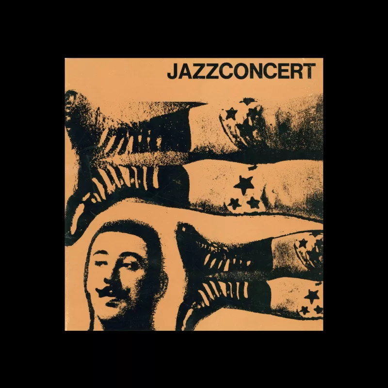 Jazzconcert, Dutch Swing College Band, c. 1960. Designed by michel + kieser