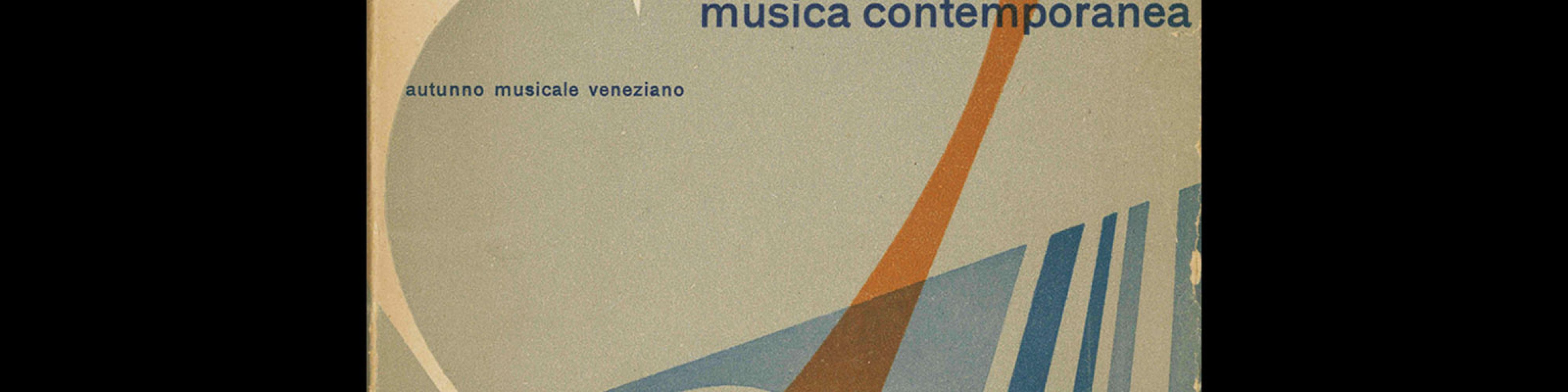 La Biennale di Venezia XI, Festival Internazionale Di Musica Contemporanea, 1948. Designed by Max Huber