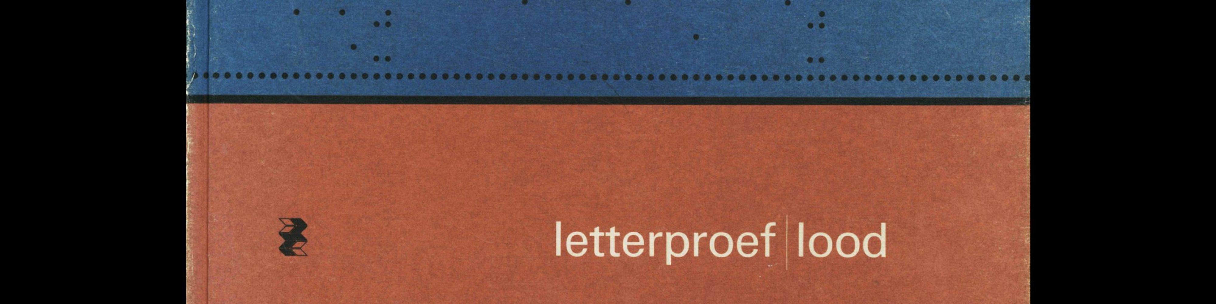 Letterproef Lood, Internationaal Zetcentrum BV Wormerveer, 1974