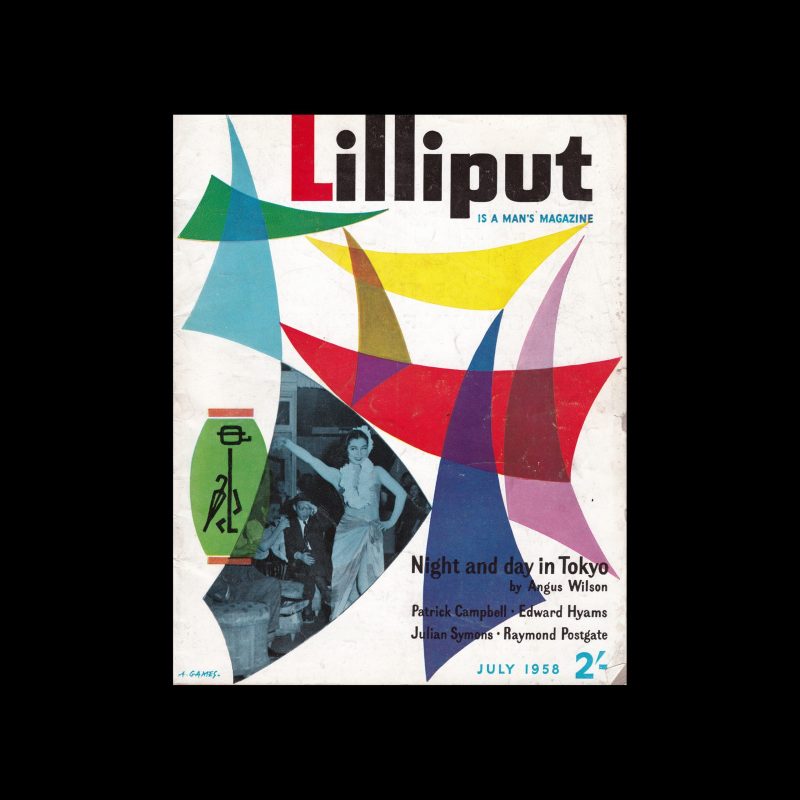 Lilliput, July 1958, cover design by Abram Games
