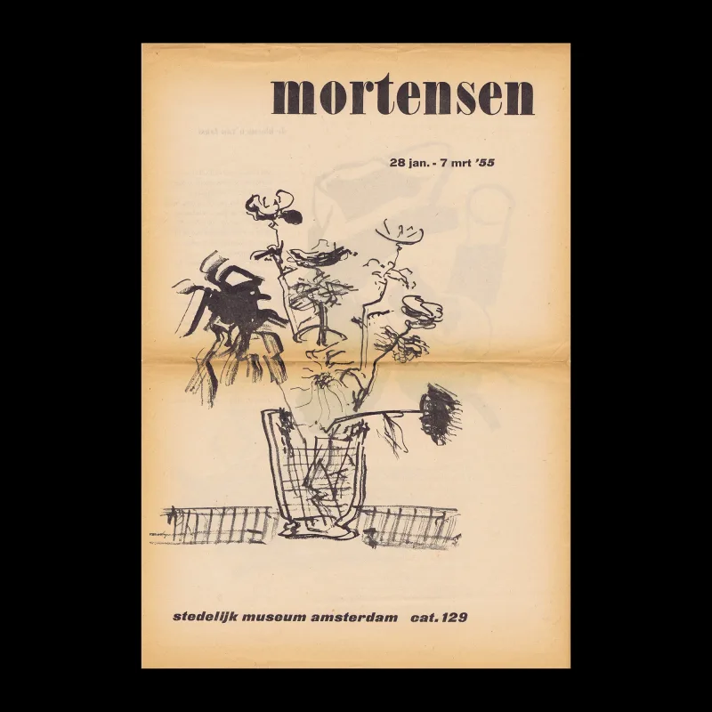 Mortensen, Stedelijk Museum, 1955. Catalogue designed by Willem Sandberg