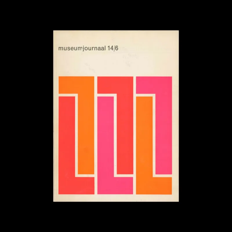 Museumjournaal, Serie 14 no 6, 1969. Design by Jurriaan Schrofer