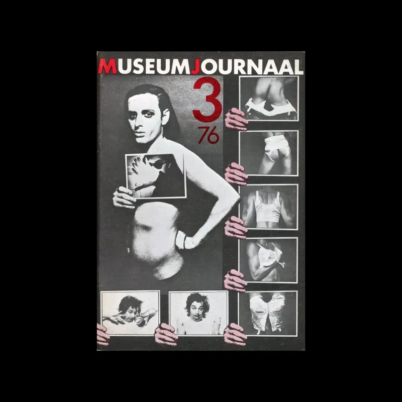 Museumjournaal, Serie 21 no3, 1976. Layout: Frans Evenhuis and Piet van Meiji | Cover: Swip Stolk