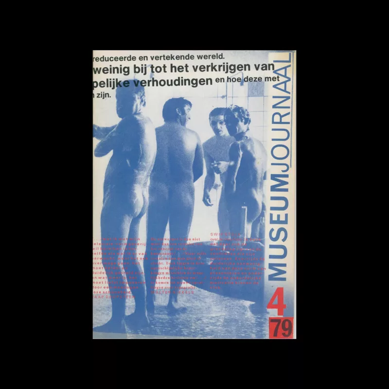 Museumjournaal, Serie 24 no4, 1979. Cover design by Jan van Toorn.