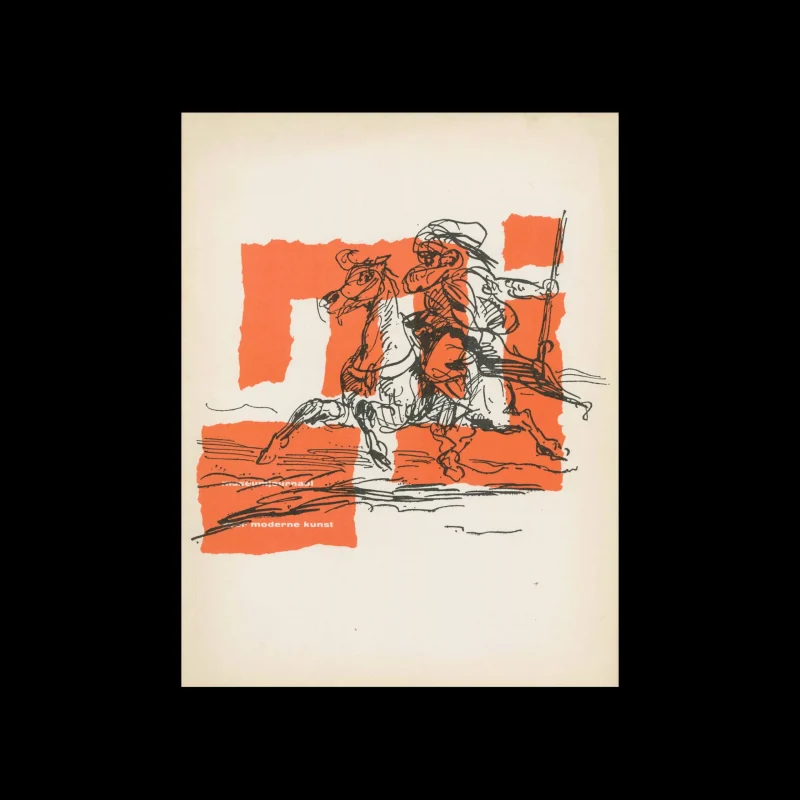 Museumjournaal, Serie 9 no2, 1963. Cover illustration by Eugène Delacroix.