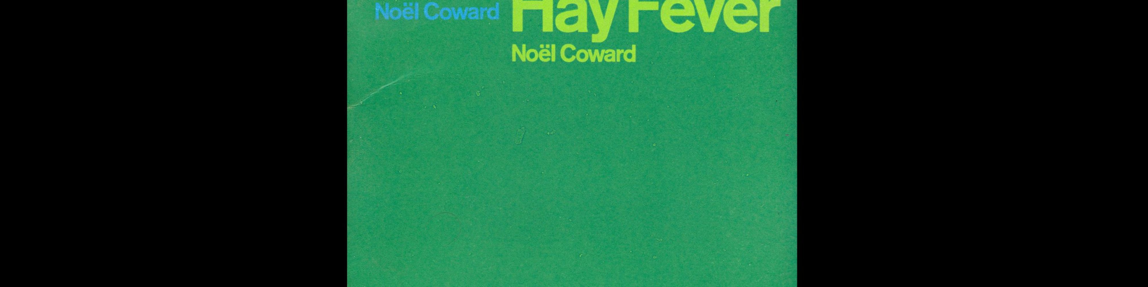 Hay Fever, The National Theatre, London, 1964. Designed by Ken Briggs
