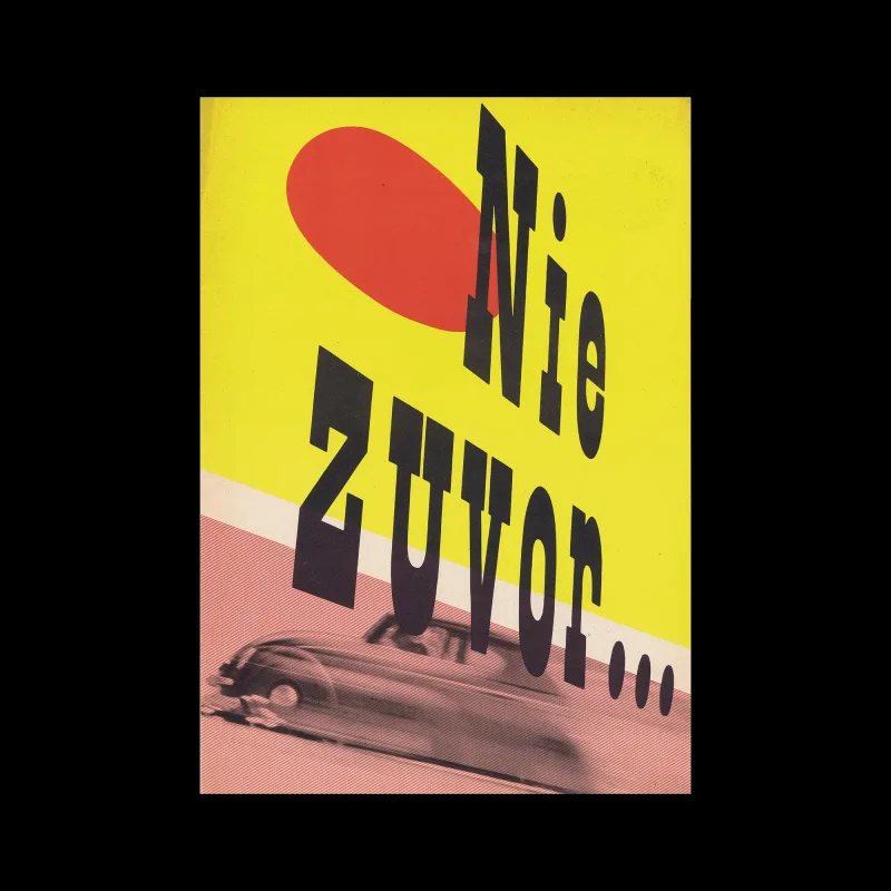 Nie Zuvor, Brochure, Dunlop Tyres, c.1955