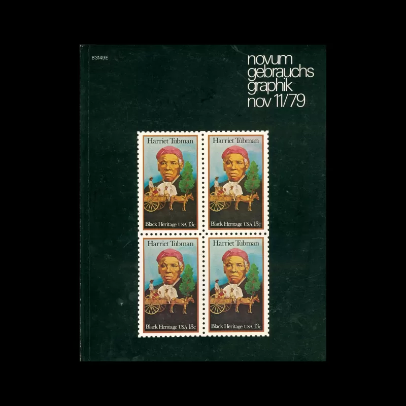 Novum Gebrauchsgraphik, 11, 1979. Cover design by Jerry Pinkney