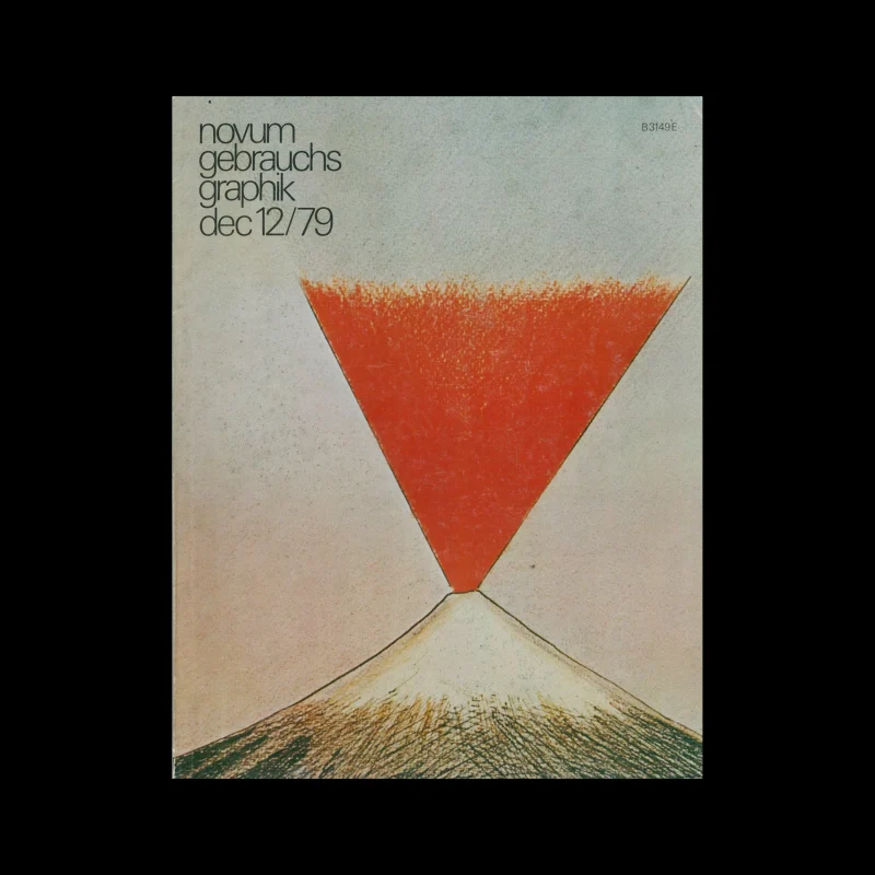 Novum Gebrauchsgraphik, 12, 1979. Cover design by Roland Topor
