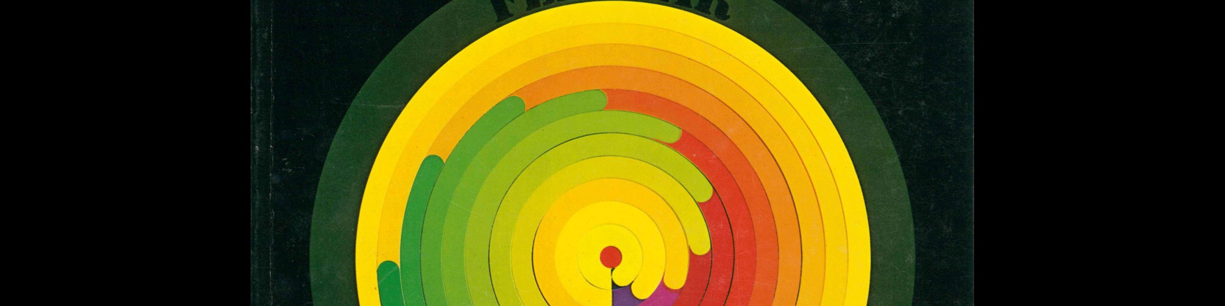 Novum Gebrauchsgraphik, 2, 1976. Cover design by Gebhardt + Lorenz