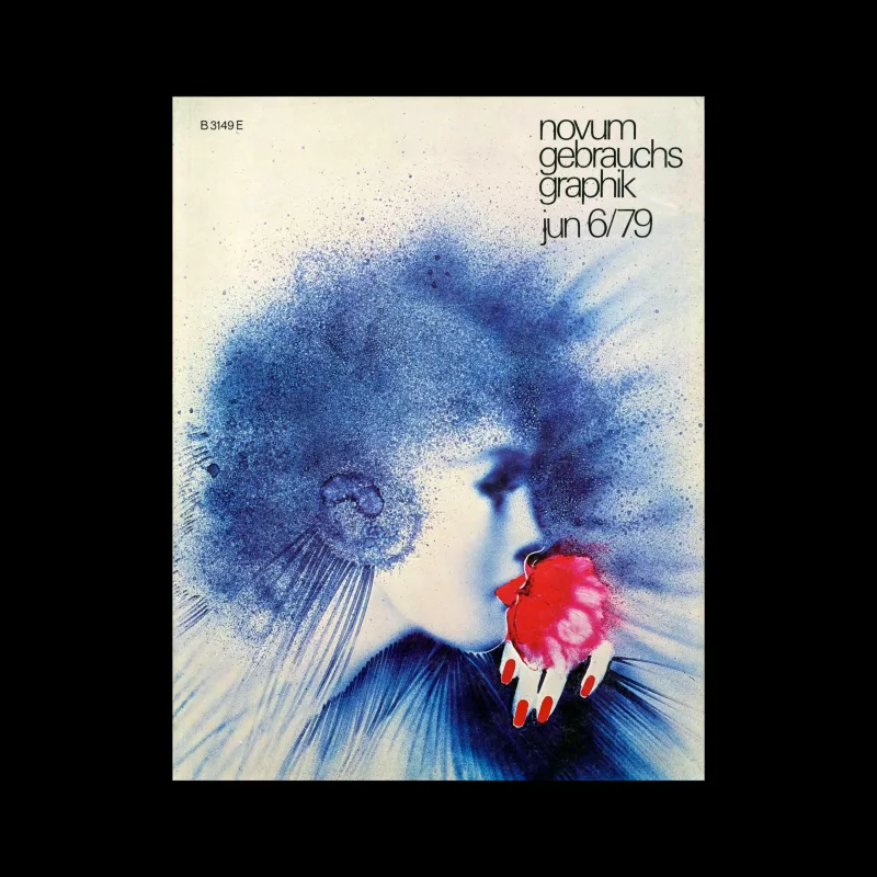 Novum Gebrauchsgraphik, 6, 1979. Cover design by Guerlain