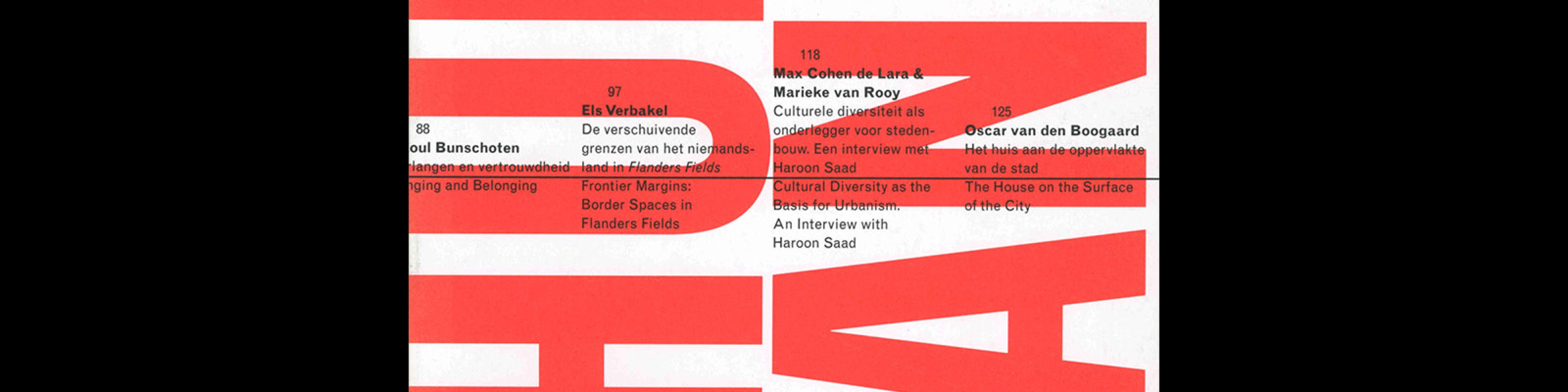 OASE 68, 2005. Designed by Karel Martens, Jeff Ramsey, Werkplaats Typografie