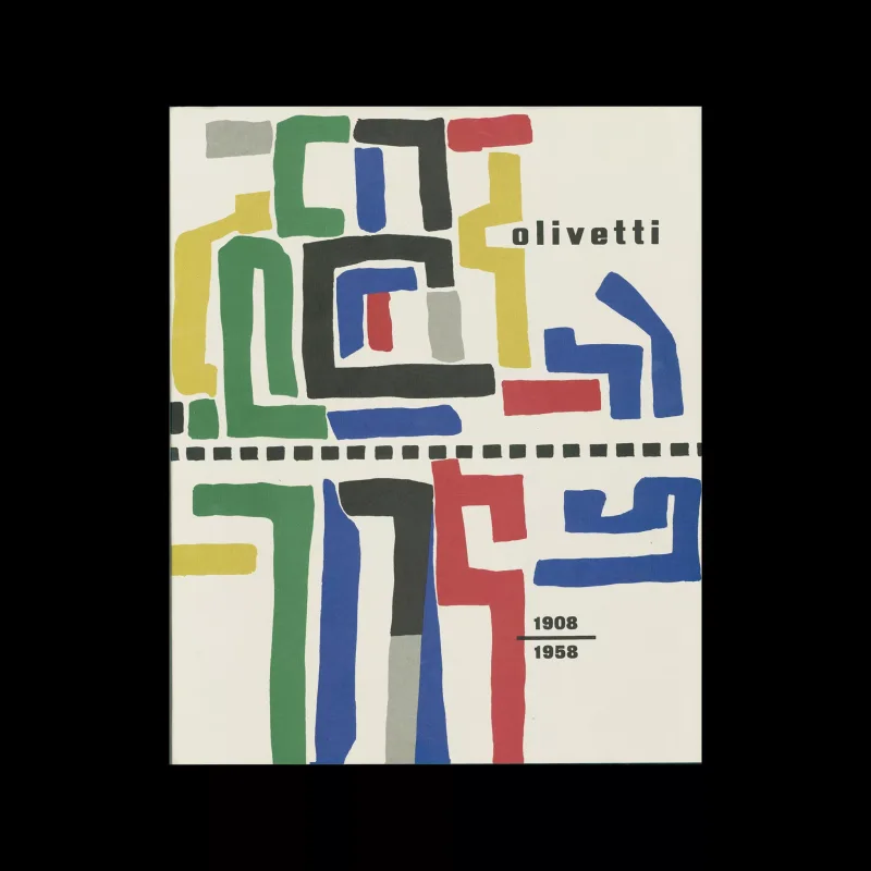 Olivetti 1908-1958 - 1958. Cover design by Giovanni Pintori