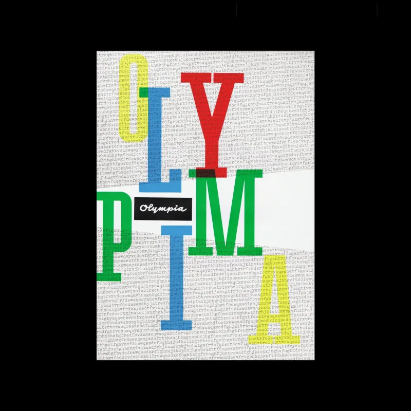 Olympia Advertising, late 1950s / early 1960s. Desigend by A. E. Wuttke