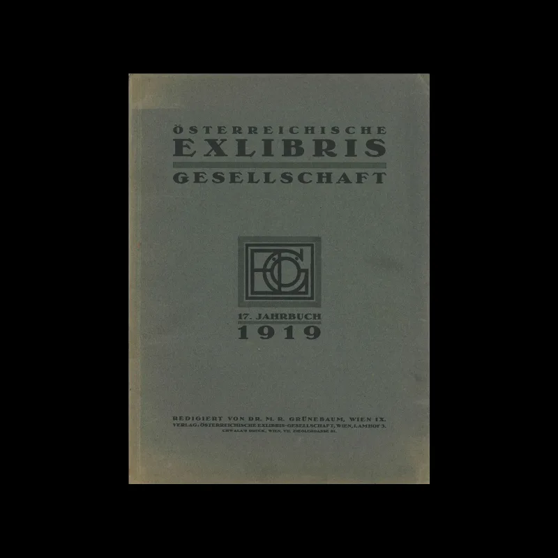 Österreichisches Jahrbuch für Exlibris und Gebrauchsgrafik, bd17, 1919