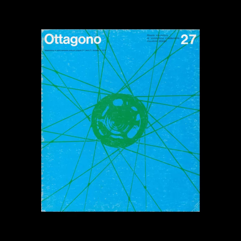 Ottagono 27, 1972. Designed by Unimark