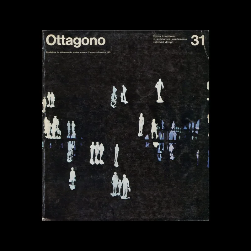 Ottagono 31, 1973. Designed by Salvatore Gregorietti (Unimark)