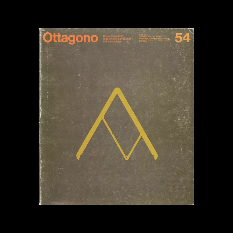 Ottagono 54, 1979. Designed by Salvatore Gregorietti (Unimark)