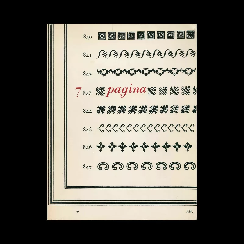 Pagina, No. 7 1965. Cover design by Franco Maria Ricci