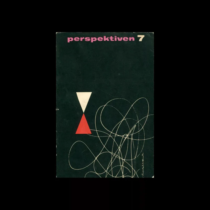 Perspektiven, Literatur, Kunst, Musik, 7, 1953. Cover design by Rudolph de Harak