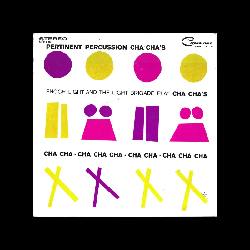 Pertinent Persuasive Cha Cha’s, Command Records, New York, 1960. Art Direction by Charles E. Murphy, Cover art by Gerry Olin