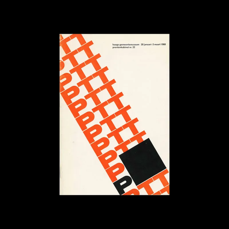 Piet Zwart en PTT, Haags Gemeentemuseum, Den Haag, 1968
