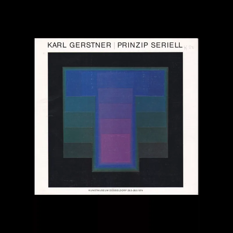 Karl Gerstner, Prinzip Seriel, Kunstmuseum Düsseldorf, 1974