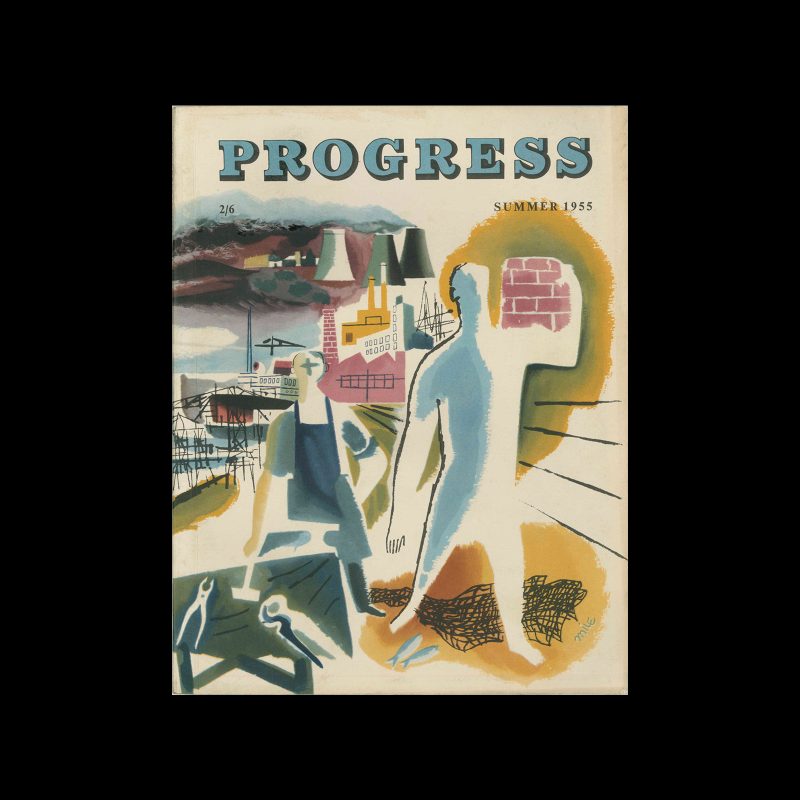 Progress, Unilever, Vol 44, 247, 1955. Cover design by Emile Brumsteede