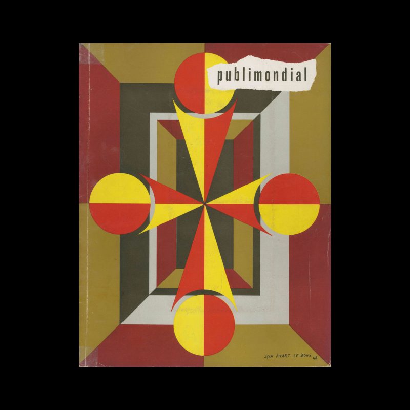 Publimondial 13, 1948. Cover design by Jean Picart Le Doux