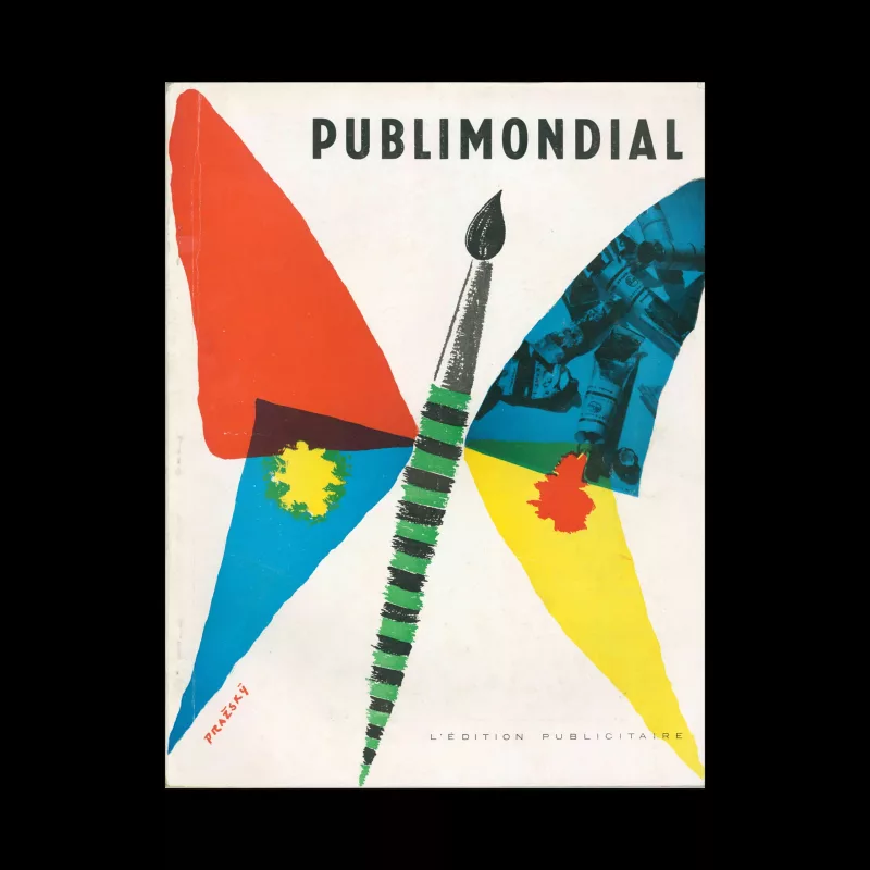 Publimondial 55, 1953. Cover design by Prazsky
