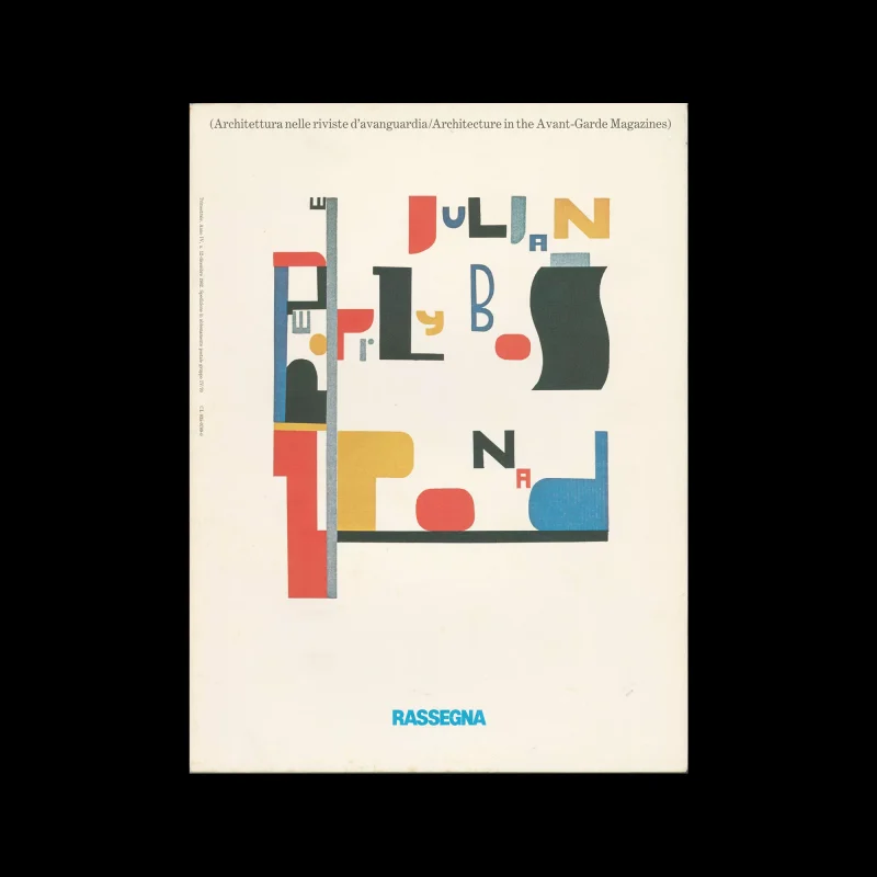 Rassegna 12, Architectire in the Avant-Garde Magazines, 1982
