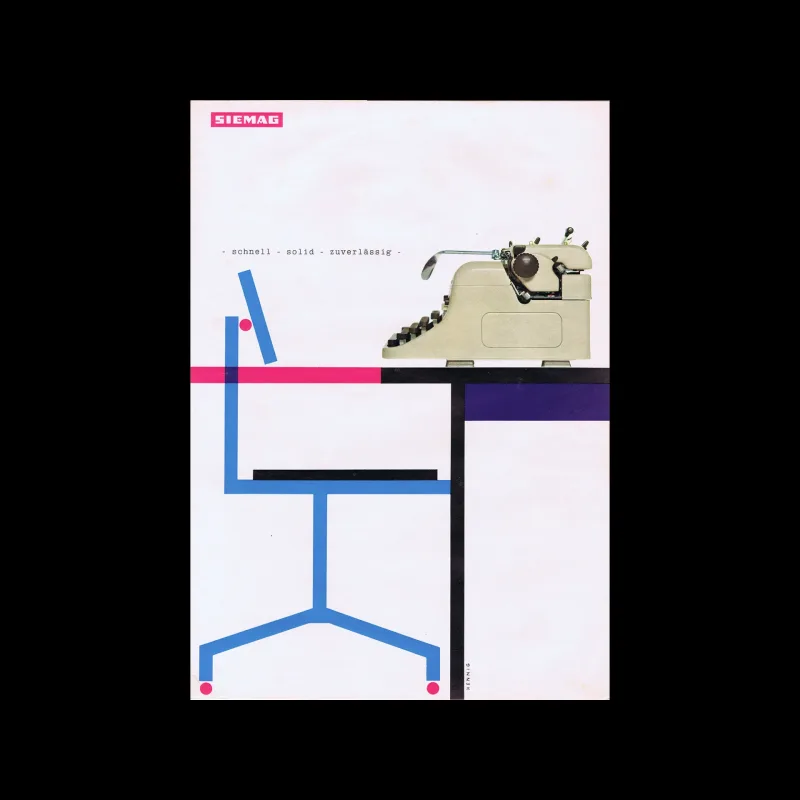 Siemag – schnell · solid · zuverlässig, Brochure, c. early 1960