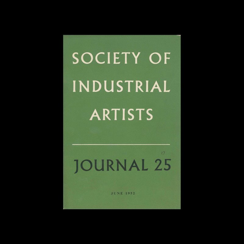 Society of Industrial Artists, 27, June 1952