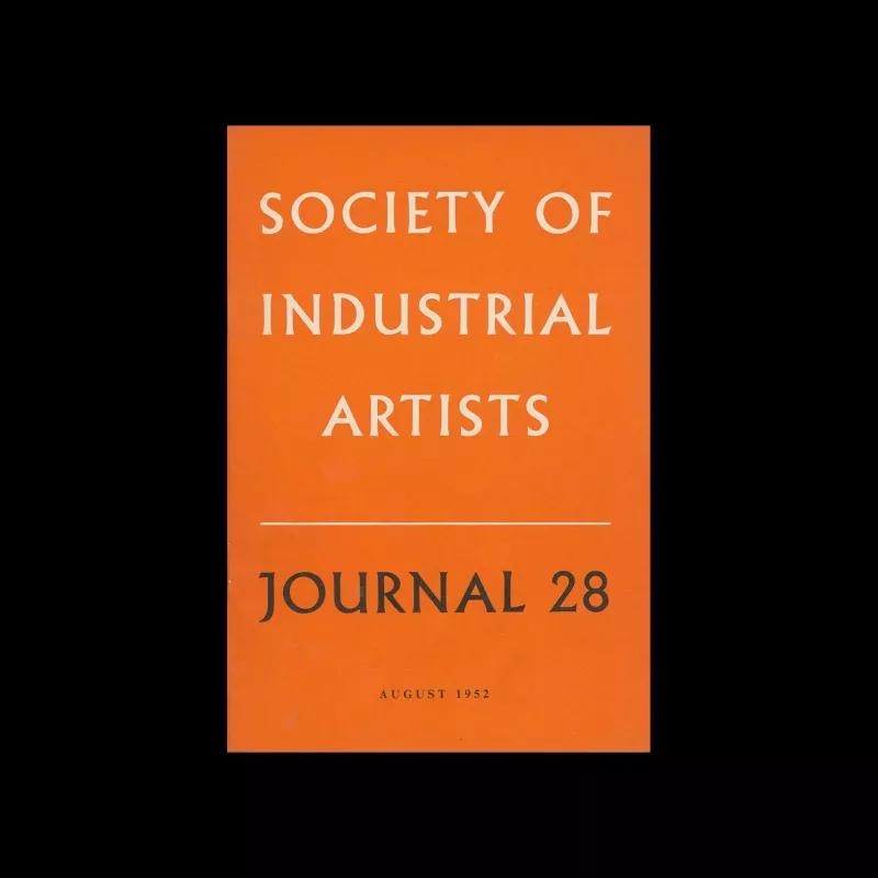Society of Industrial Artists, 28, August 1952