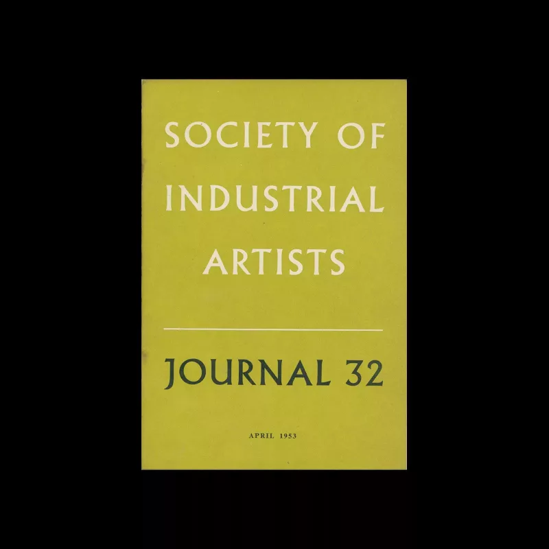 Society of Industrial Artists, 32, April 1953